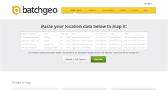 Desktop Screenshot of batchgeo.com